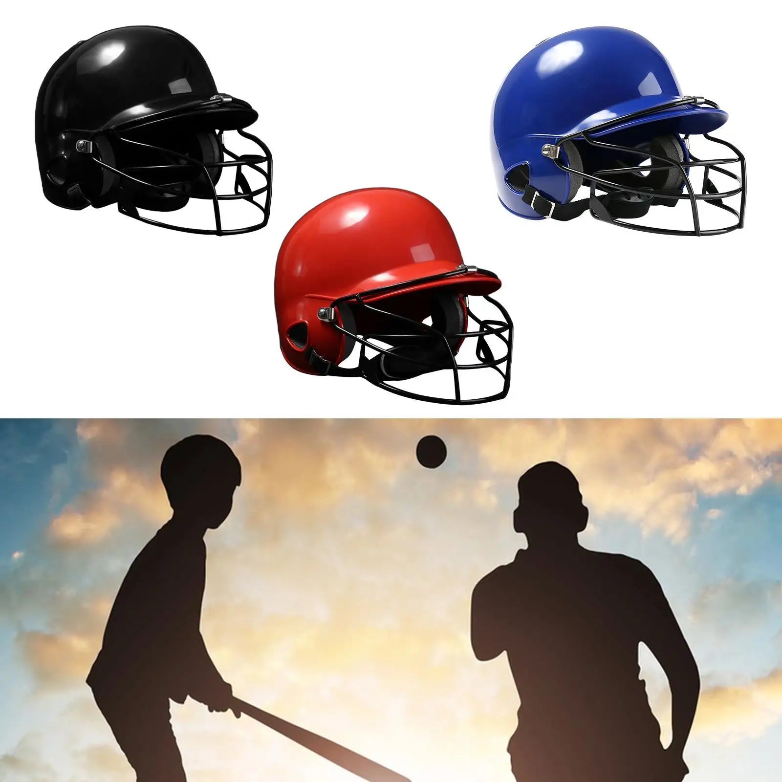 baseball vs football helmet Baseball Batting Helmet with Facemask – Base Fit Threads