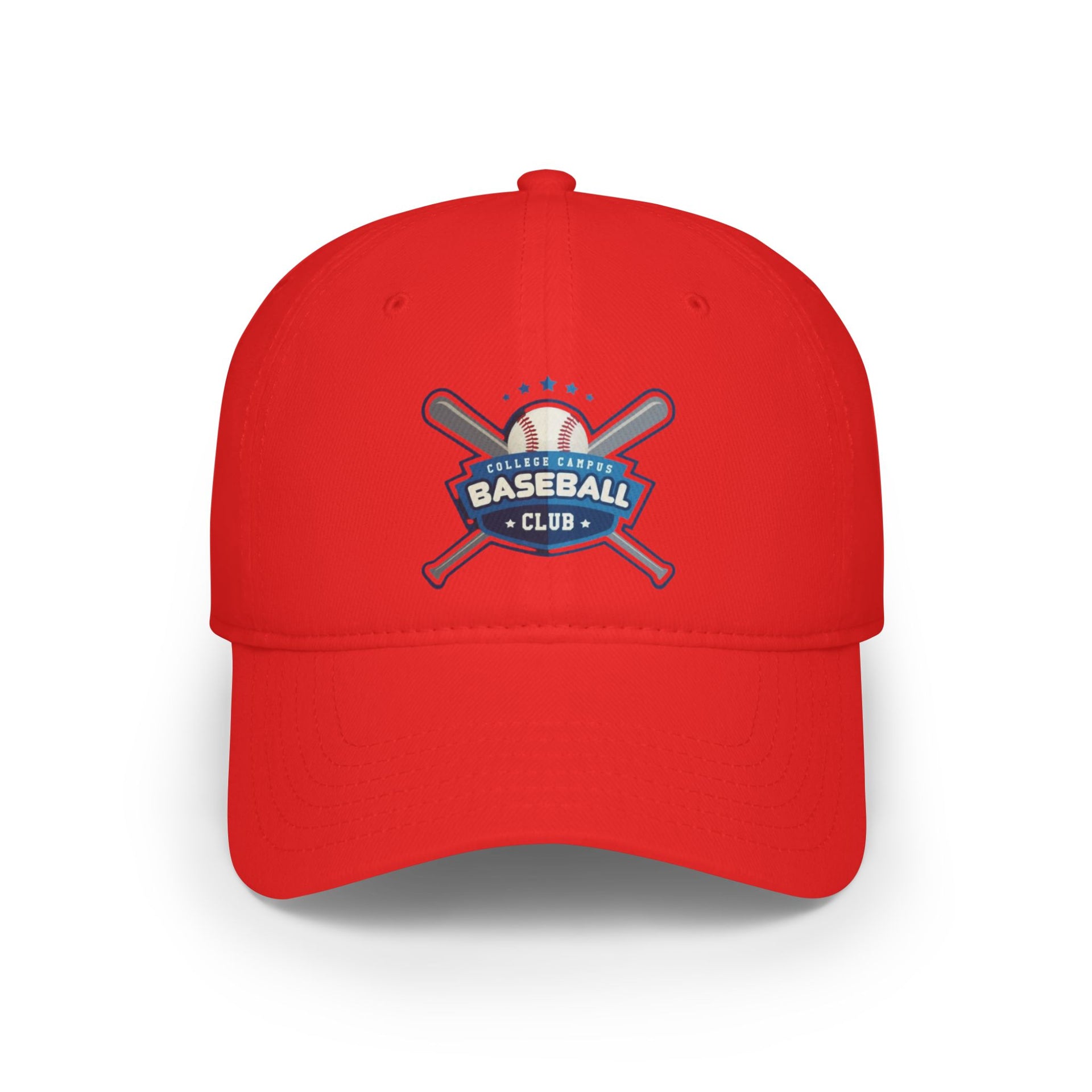 Custom Red Victory Baseball Cap