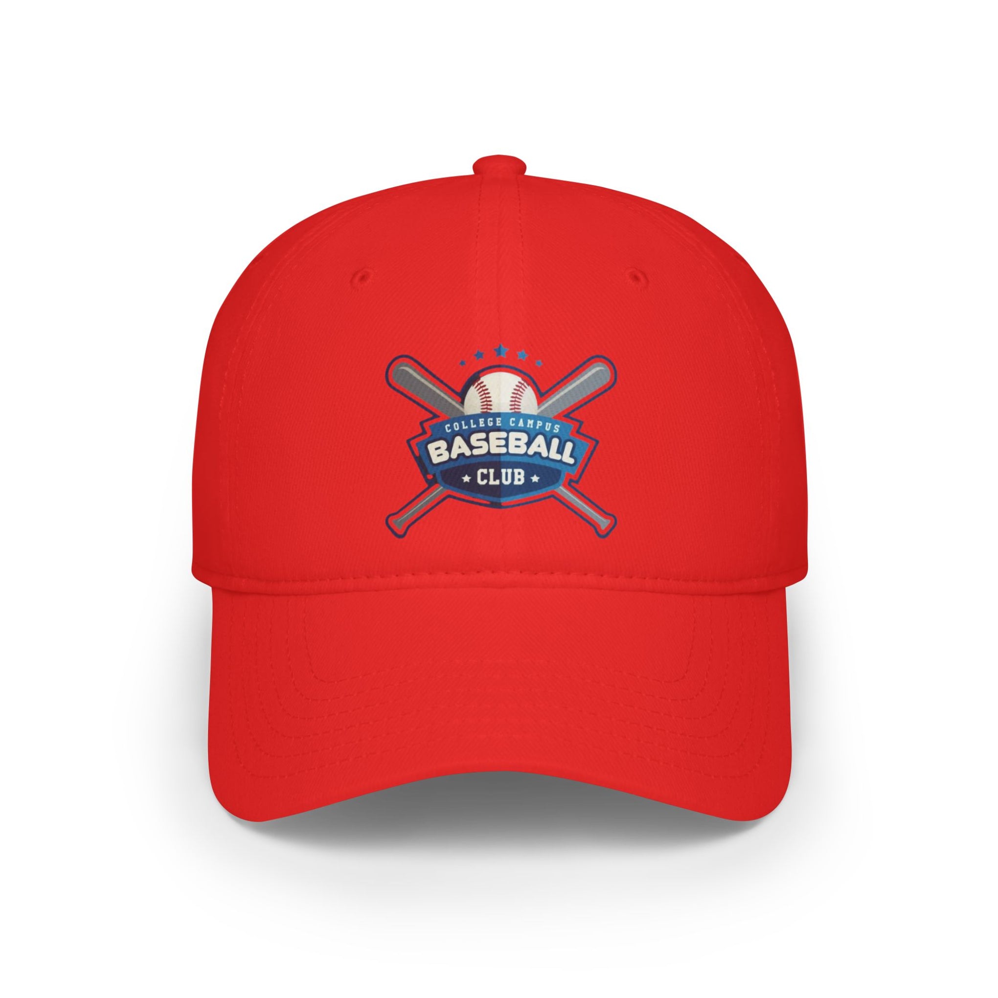 Custom Red Victory Baseball Cap