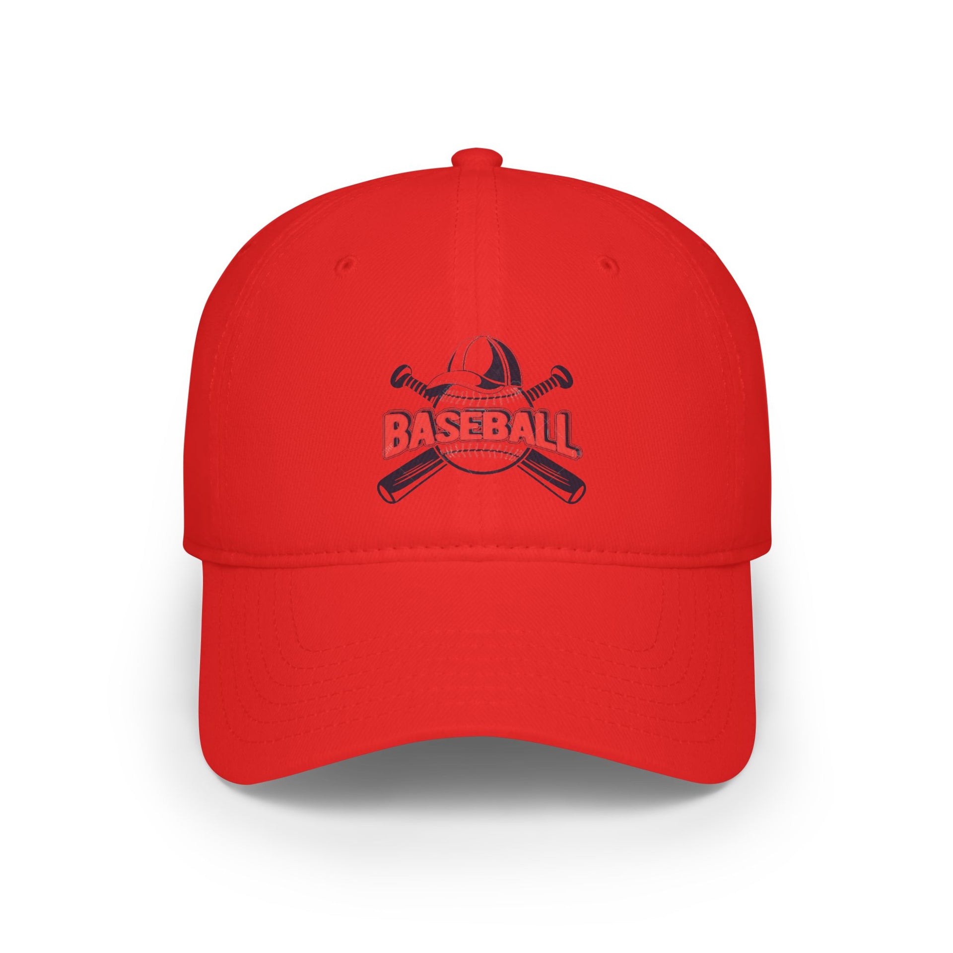 Custom Red Baseball Tournament Cap