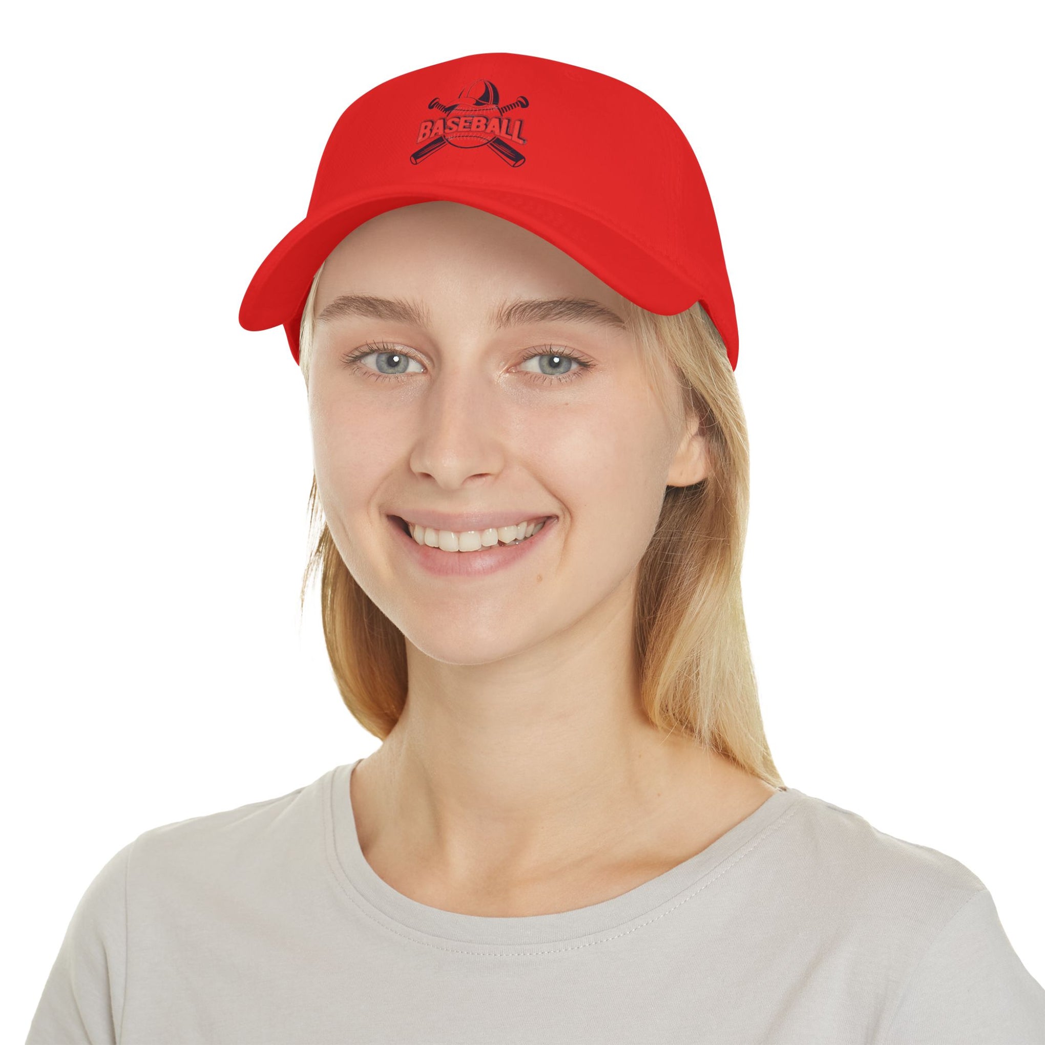 Custom Red Baseball Tournament Cap
