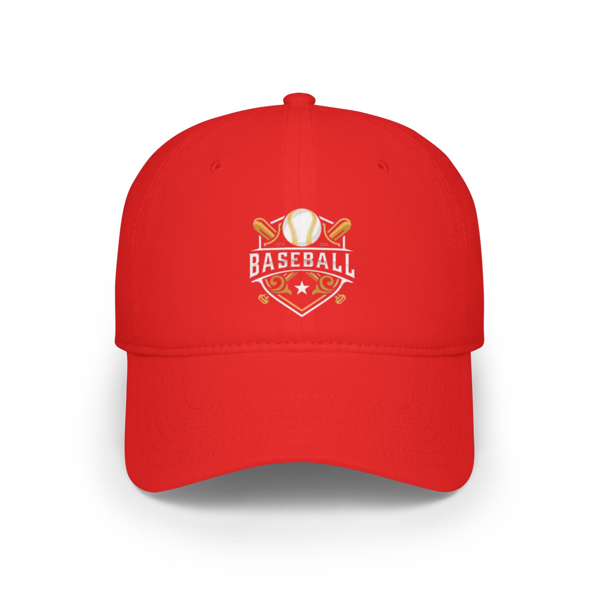 Custom Crimson Clash Baseball Tournament Cap