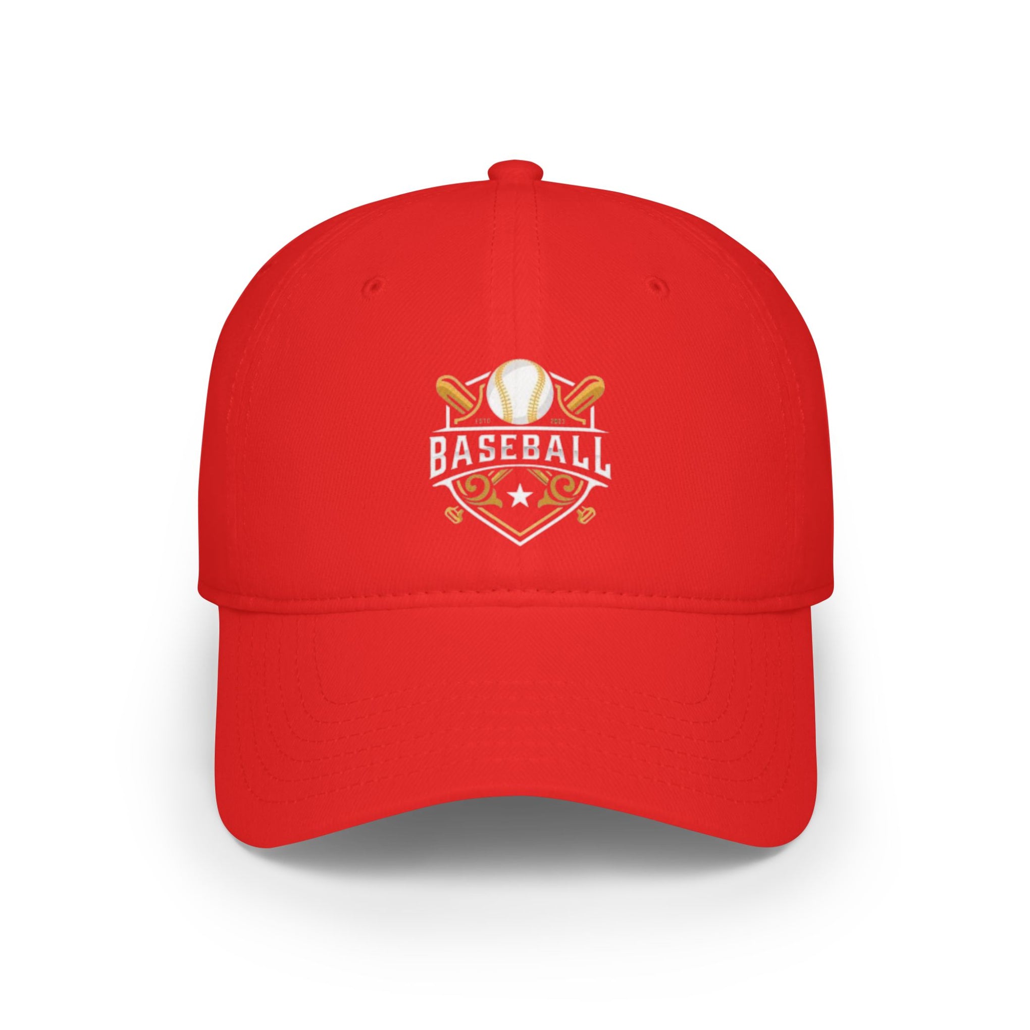 Custom Crimson Clash Baseball Tournament Cap