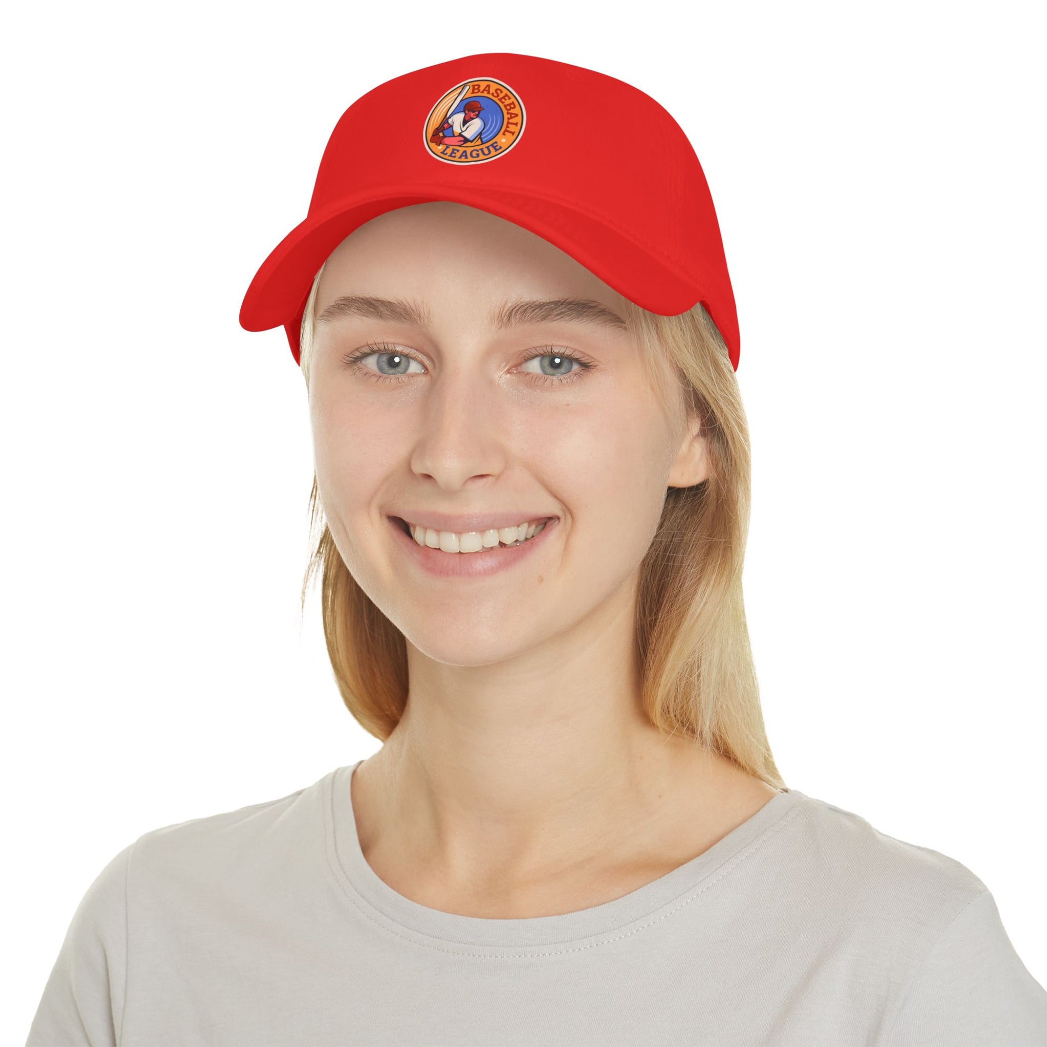 Custom Scarlet Victory Baseball Cap