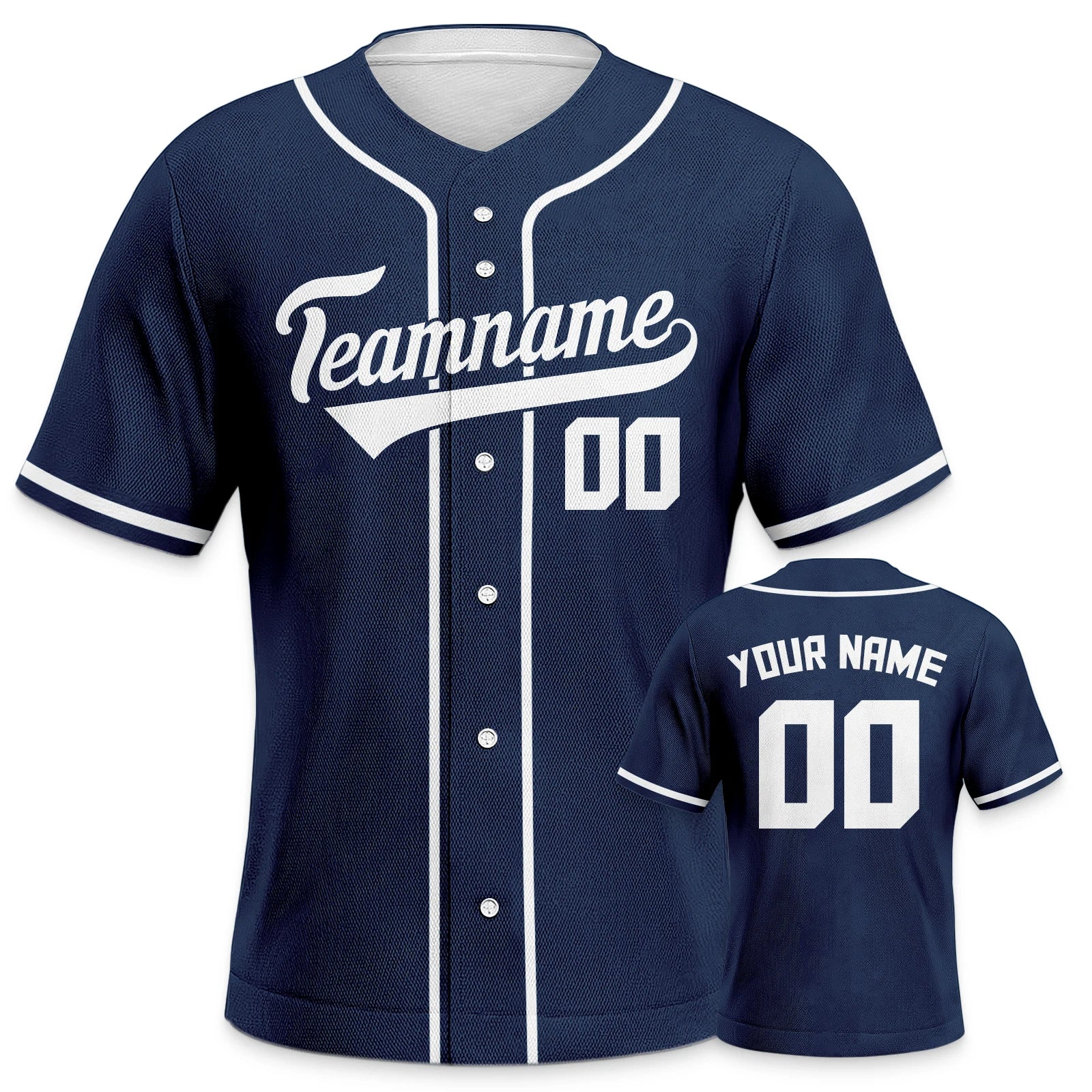 Personalized Men's Baseball Jersey