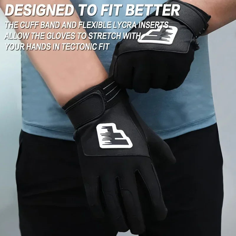 Kids Cabretta PU Leather Batting Gloves