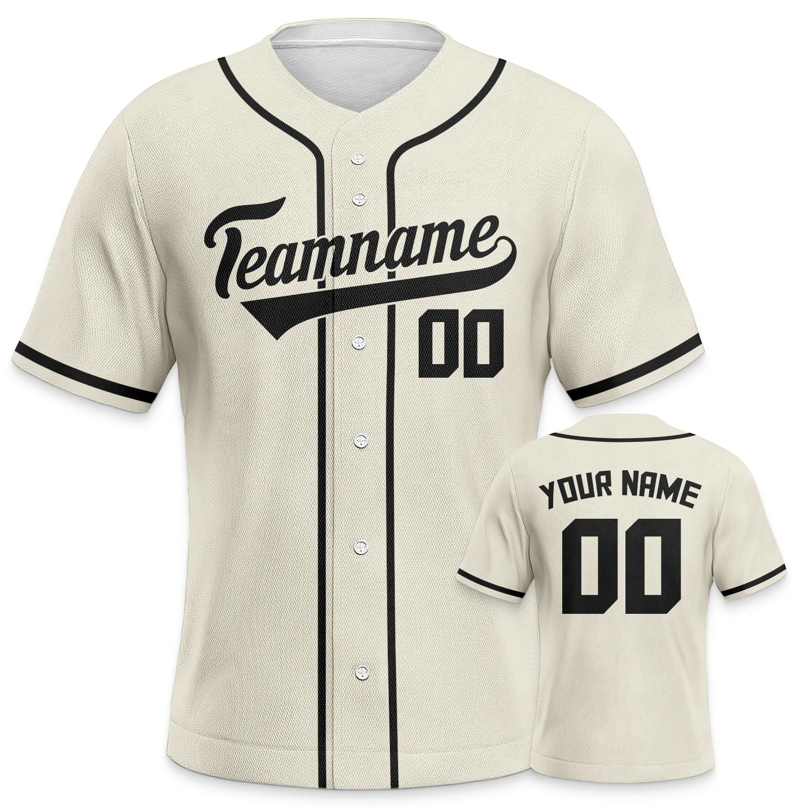 Personalized Men's Baseball Jersey
