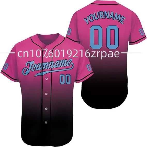 Customizable Baseball Jersey Team Shirt