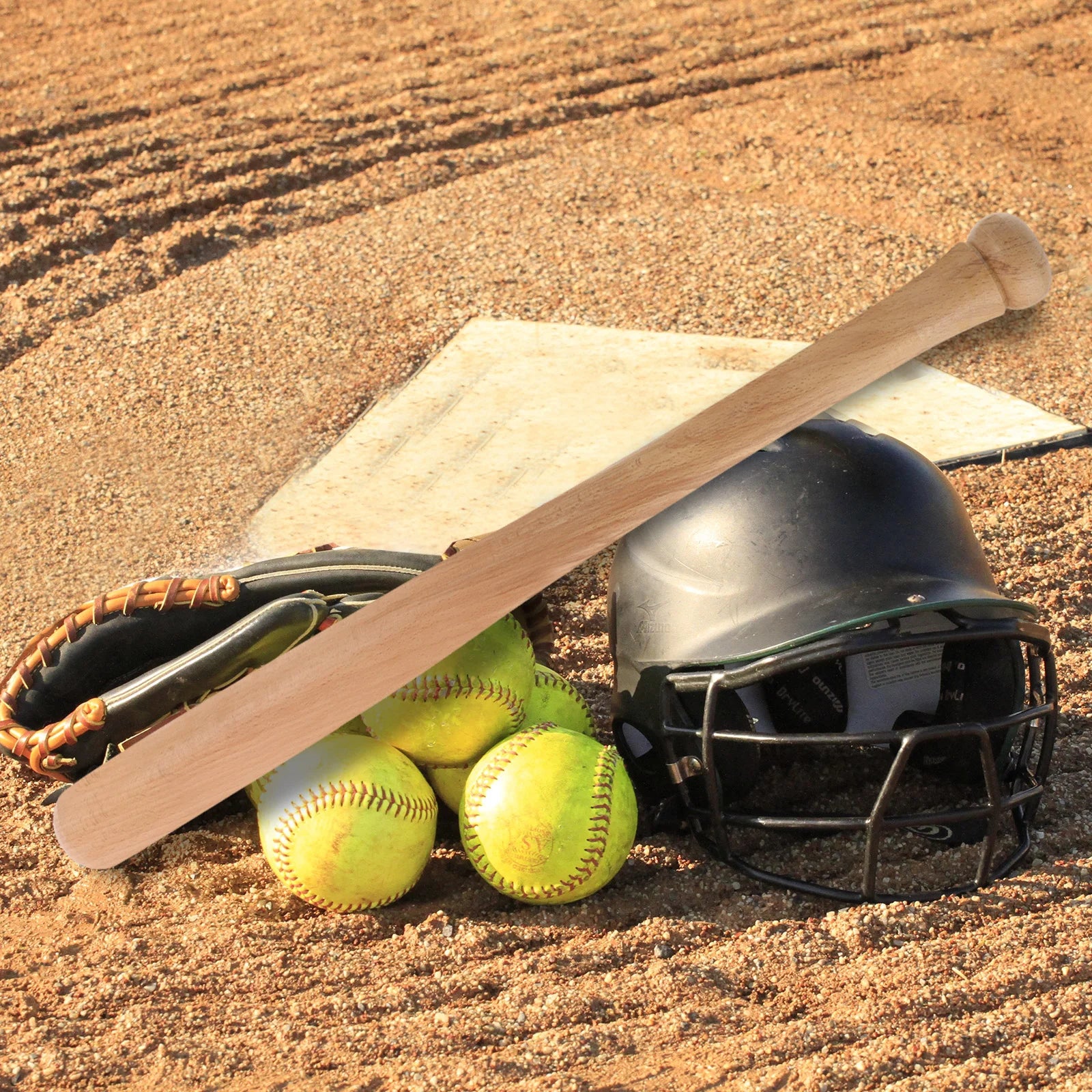Solid Wood Baseball Bat