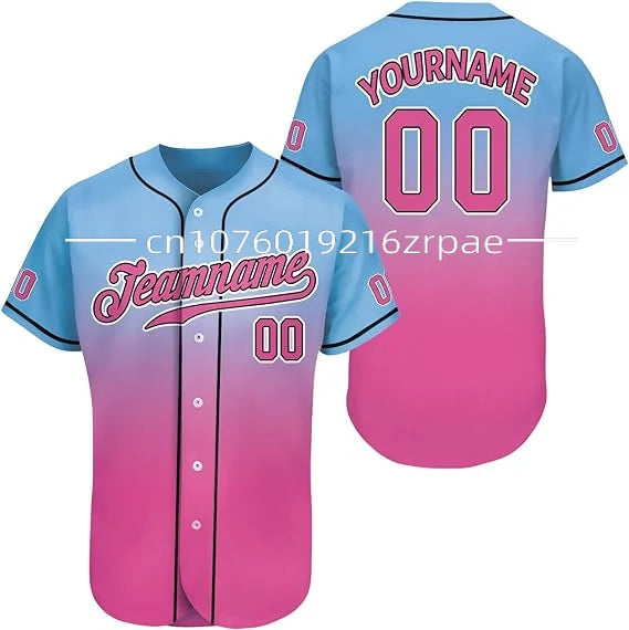 Customizable Baseball Jersey Team Shirt