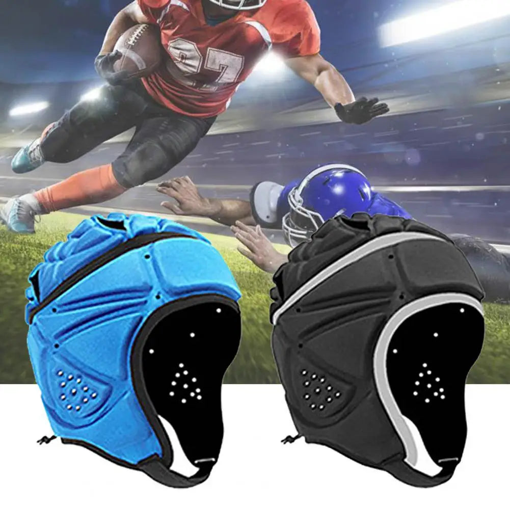 football goalkeeper helmet TYLPFH Adjustable Sports Soccer Rugby Goalie Helmet Head Guard Hat Head Protector Guard(XL) : Sports & Outdoors Feel hot after wearing it for a long time Rugby HeadguardsFootball Helmet Head Guard