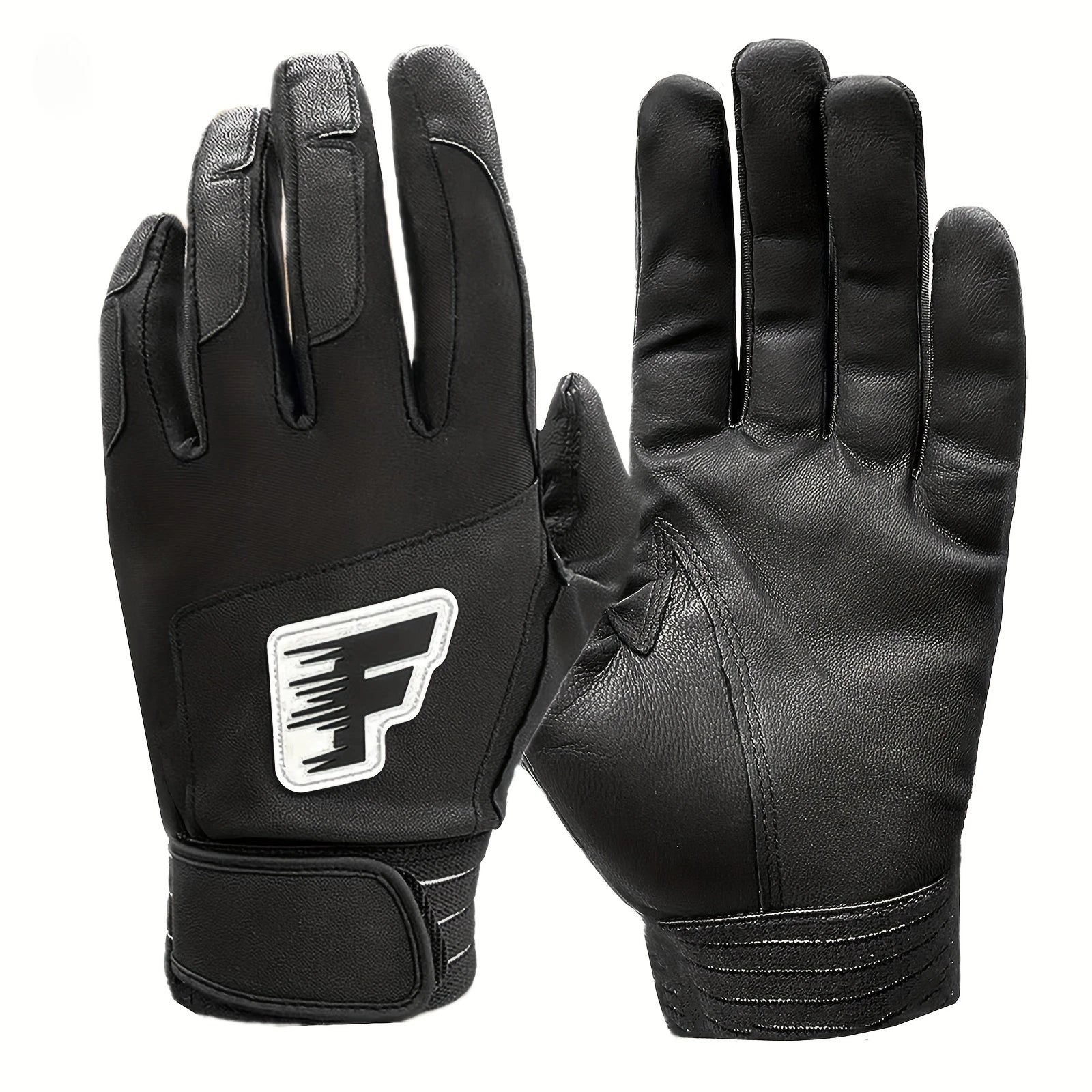 Kids Cabretta PU Leather Batting Gloves