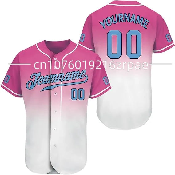 Customizable Baseball Jersey Team Shirt