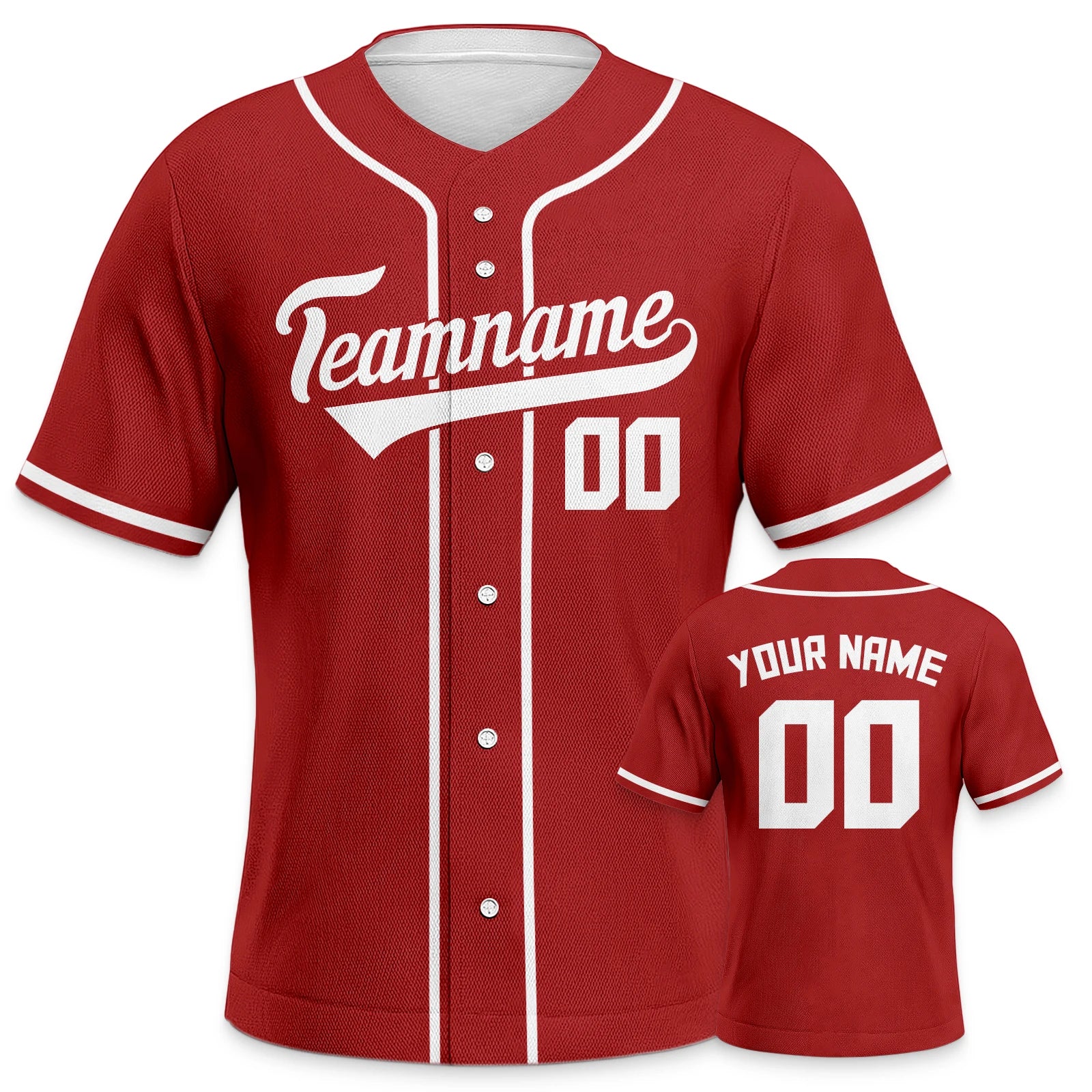 Personalized Men's Baseball Jersey
