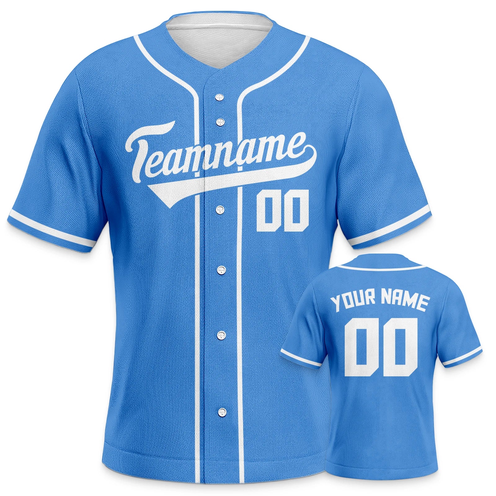 Personalized Men's Baseball Jersey