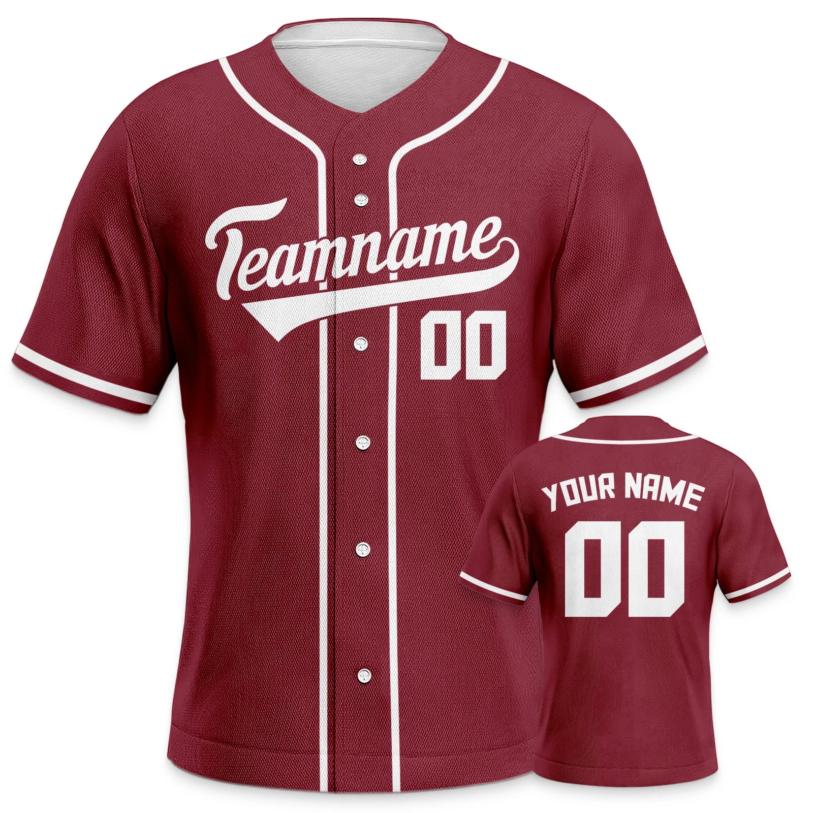 Personalized Men's Baseball Jersey