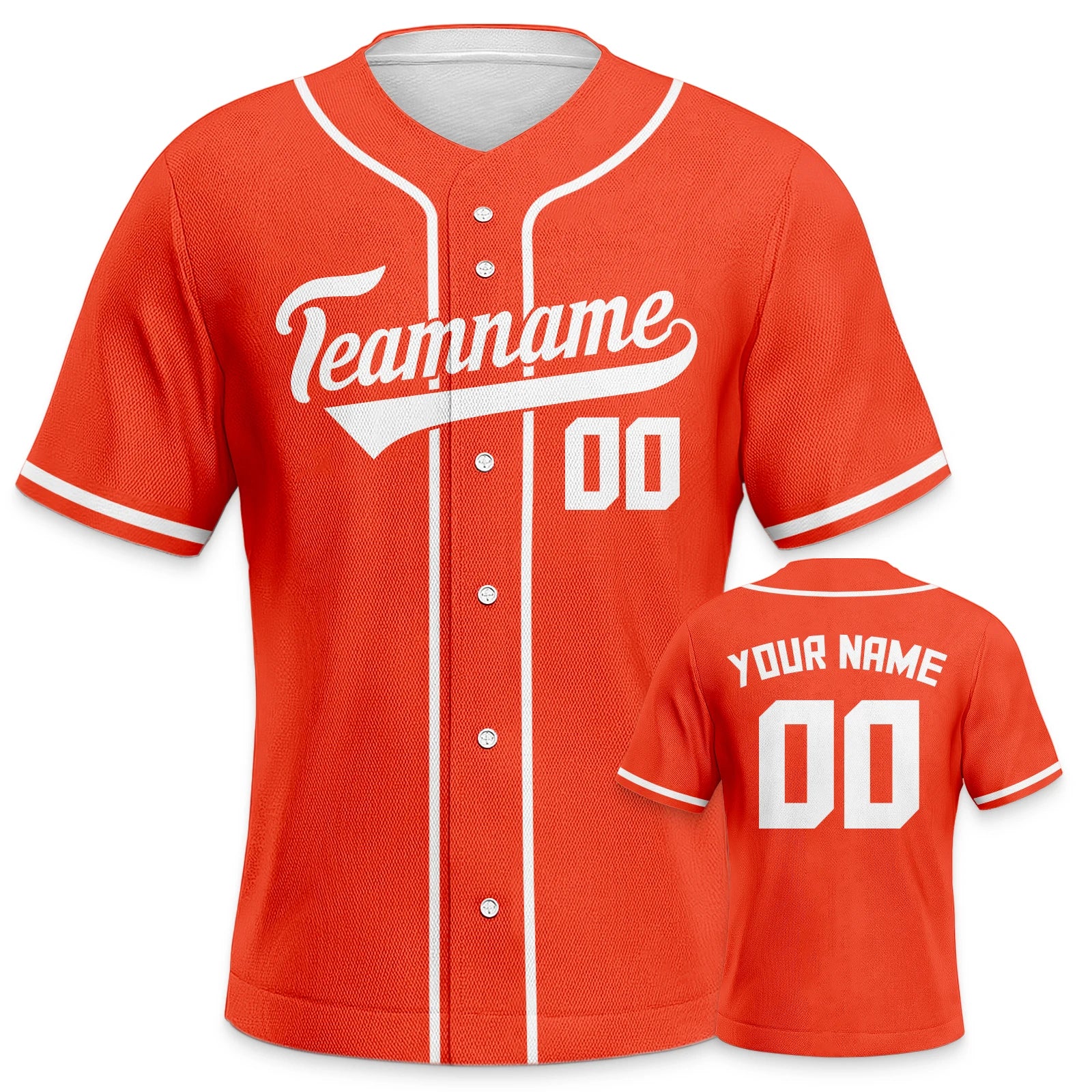 Personalized Men's Baseball Jersey